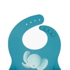 Bavaglino con tasca in silicone - Elefante Chewy
