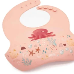 Bavaglino con tasca in silicone - Polpo Slurpy