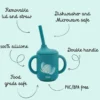 Bicchiere con cannuccia in silicone - Elefante Chewy