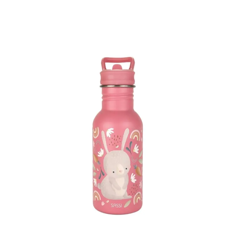 Borraccia in acciaio inox da 500 ml - Coniglietta Fluffy