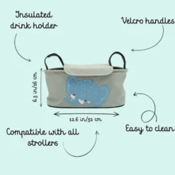 Borsa organizer per passeggino - Elefante Chewy
