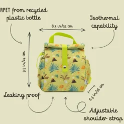 Borsa termica porta pranzo - Dinosauro Cracky