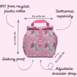 Borsa termica porta pranzo - Unicorno Sparkly