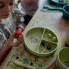 Ciotola con ventosa in silicone - Dinosauro Cracky