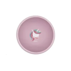 Ciotola con ventosa in silicone - Unicorno Sparkly