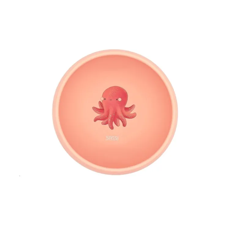 Ciotola con ventosa in silicone - Polpo Slurpy