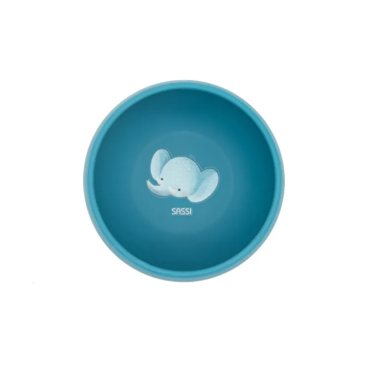 Ciotola con ventosa in silicone - Elefante Chewy