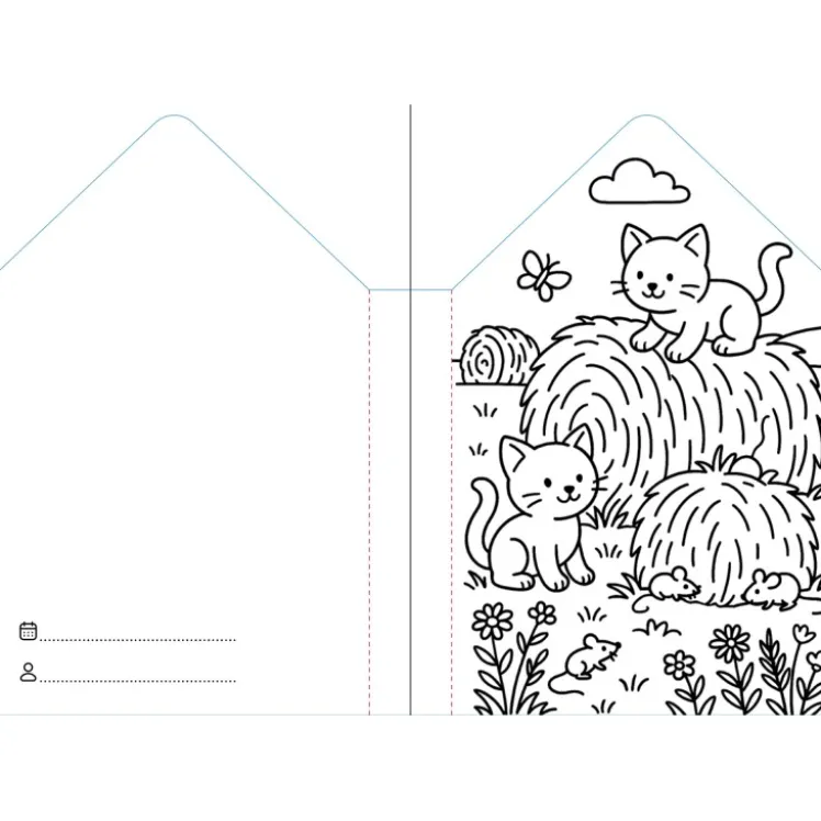 Colouring Books. La fattoria