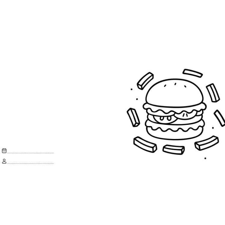 Let's colour. Cibo