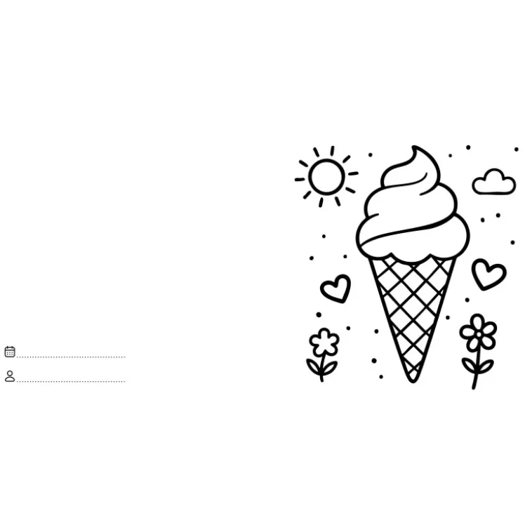 Let's colour. Cibo