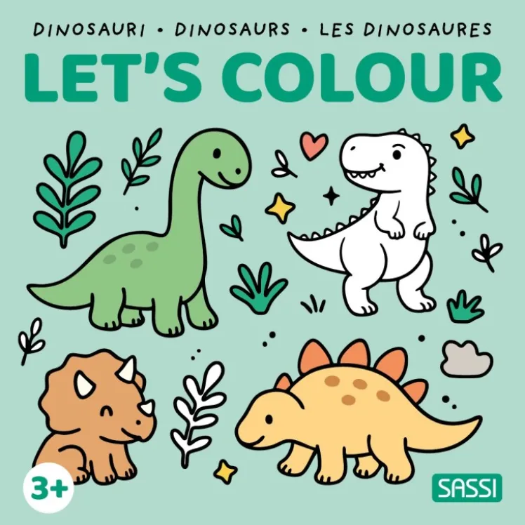 Let's Colour. Dinosauri