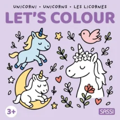 Let's colour. Unicorni