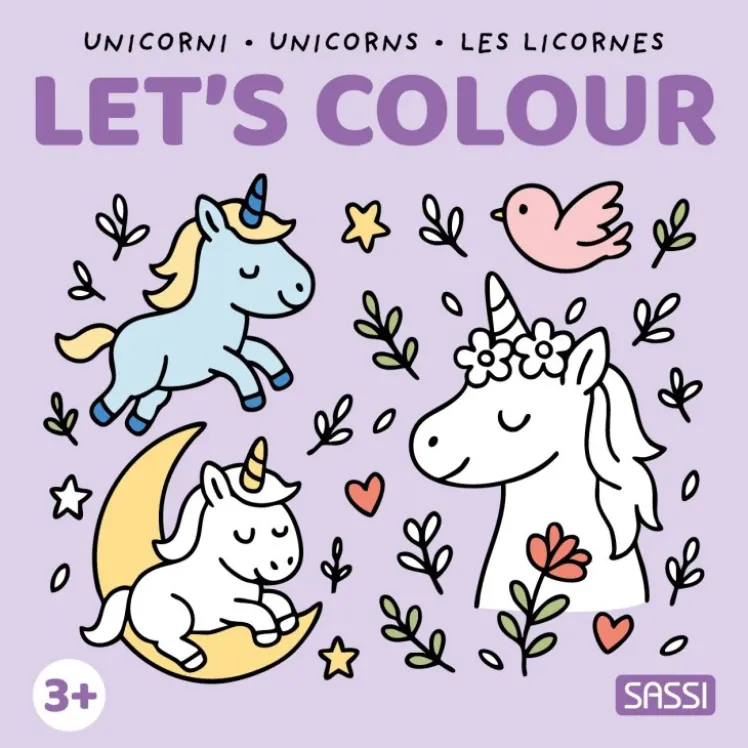 Let's colour. Unicorni