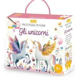 Magico puzzle ad acqua. Gli unicorni