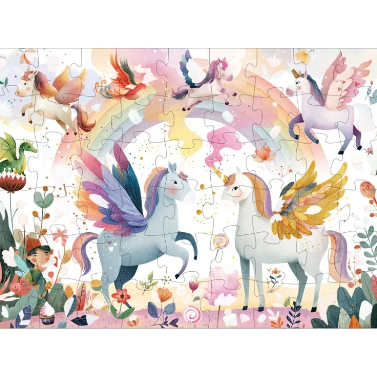 Magico puzzle ad acqua. Gli unicorni