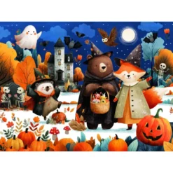 Magico puzzle ad acqua. Halloween
