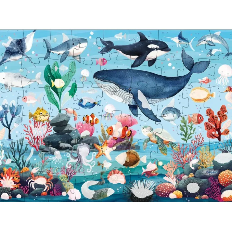 Magico puzzle ad acqua. Il mare