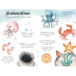 Magico puzzle ad acqua. Il mare