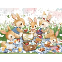 Magico puzzle ad acqua. Il picnic