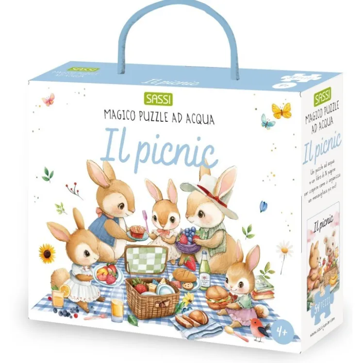Magico puzzle ad acqua. Il picnic