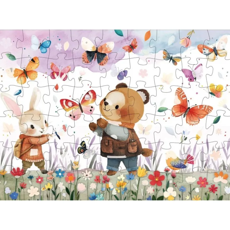 Magico puzzle ad acqua. Le farfalle