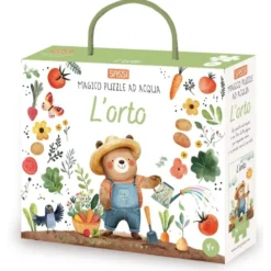 Magico puzzle ad acqua. L'orto