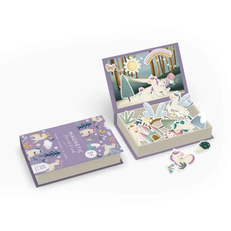 Magnetic box set. Unicorni