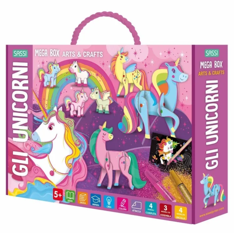 Mega box arts & crafts. Gli unicorni