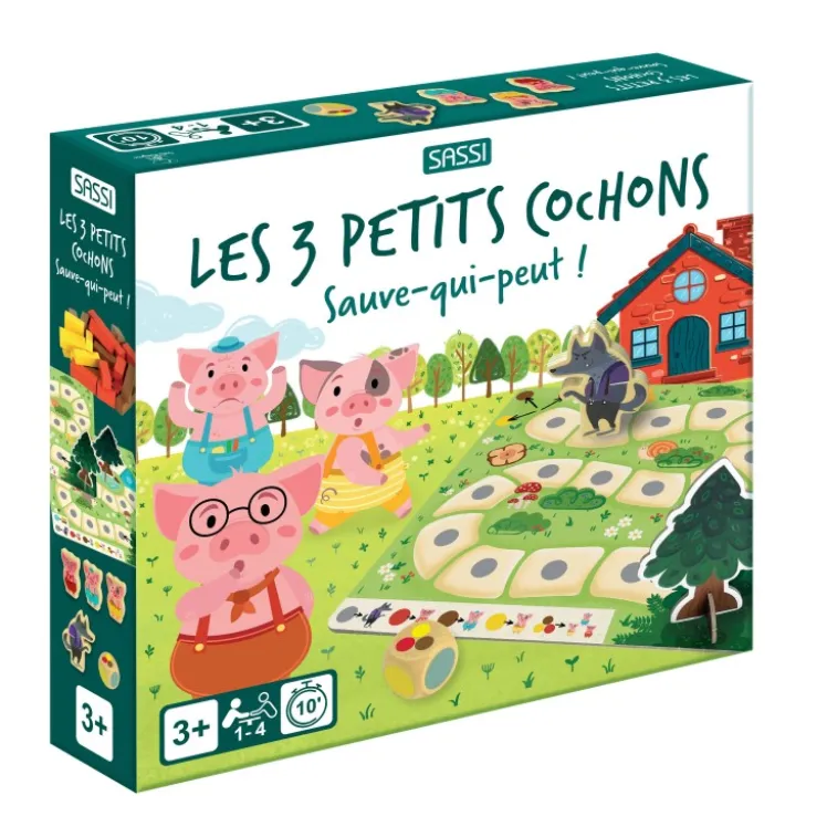 Mes premiers jeux de société. Les trois petits cochons. Sauve-qui-peut ! N.E. 2026