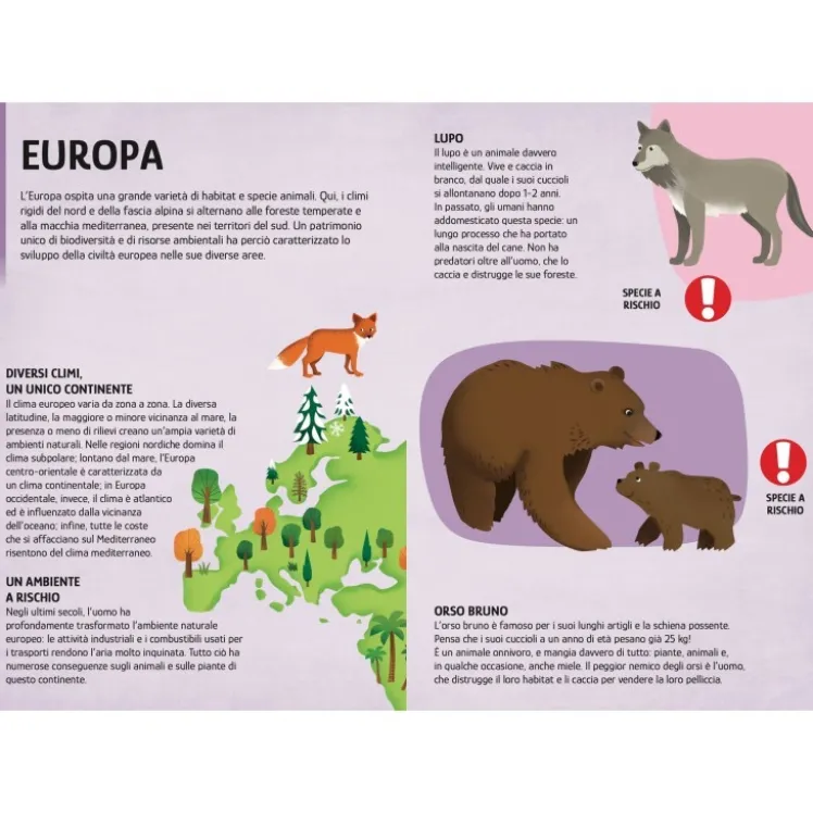 Mini Viaggia, conosci, esplora. Animali a rischio (Outlet)