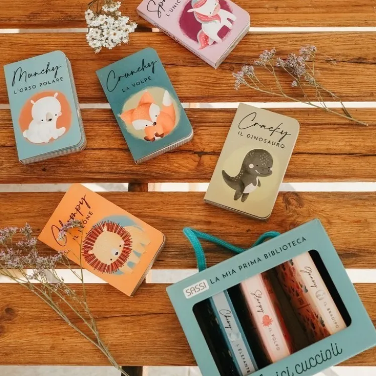 My first library. Baby animals