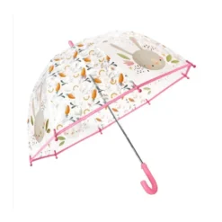 Ombrello trasparente per bambini - Coniglietta Fluffy