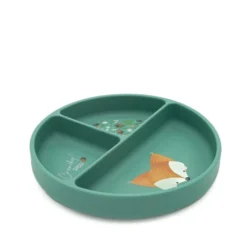 Piatto con ventosa in silicone - Volpe Crunchy