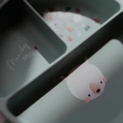 Piatto con ventosa in silicone - Orso Munchy