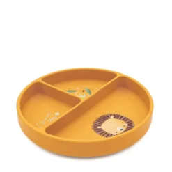 Piatto con ventosa in silicone - Leone Chompy