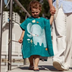 Poncho da bagno - Elefante Chewy