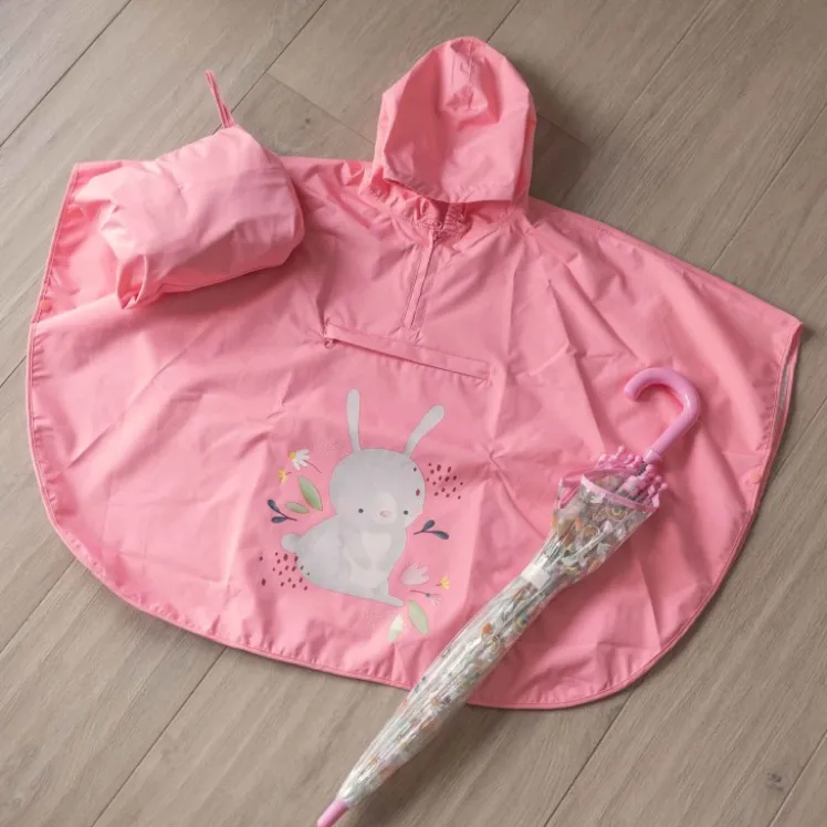 Poncho impermeabile per bambini - Coniglietta Fluffy