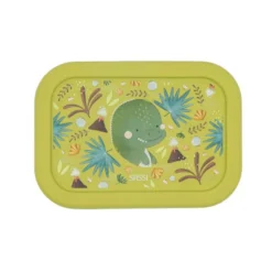 Porta merenda in silicone - Dinosauro Cracky