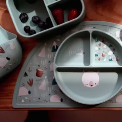 Porta merenda in silicone - Orso Munchy