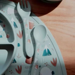 Posate in silicone - Orso Munchy