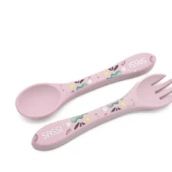 Posate in silicone - Unicorno Sparkly