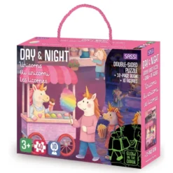 Puzzle Day & Night. Gli unicorni