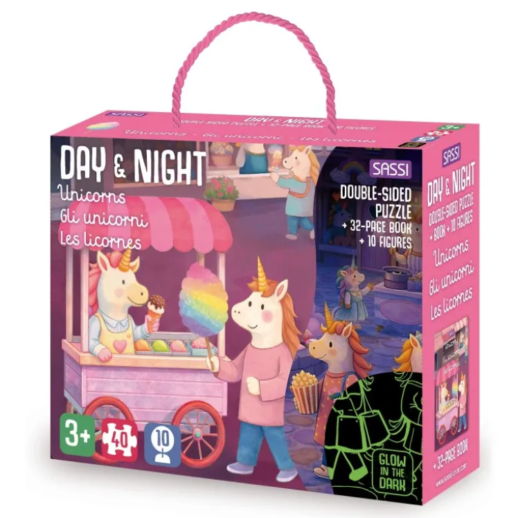 Puzzle Day & Night. Gli unicorni