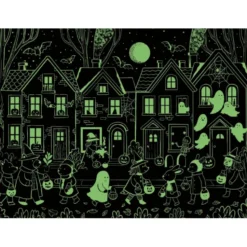 Puzzle Day & Night. Halloween