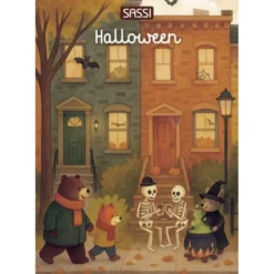 Puzzle Day & Night. Halloween