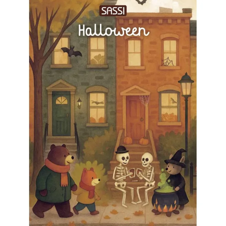 Puzzle Day & Night. Halloween
