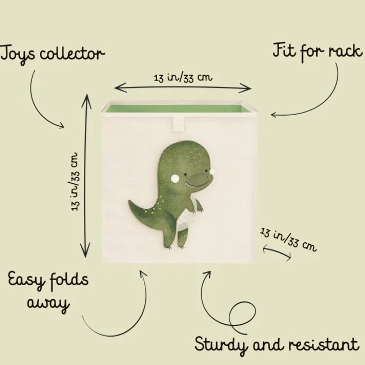 Scatola porta giochi - Dinosauro Cracky