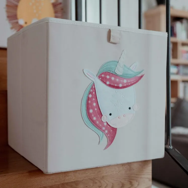 Scatola porta giochi - Unicorno Sparkly