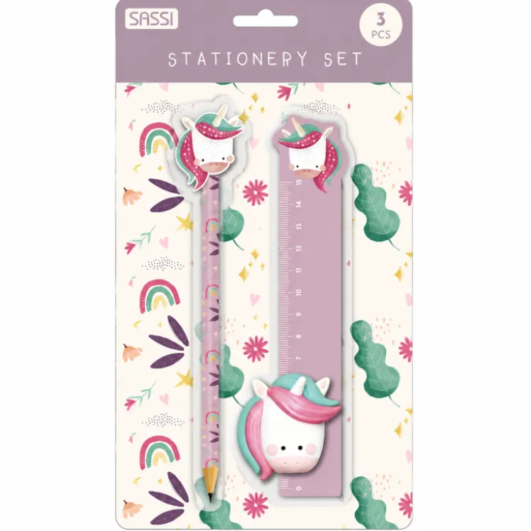 Set cancelleria - Unicorno Sparkly