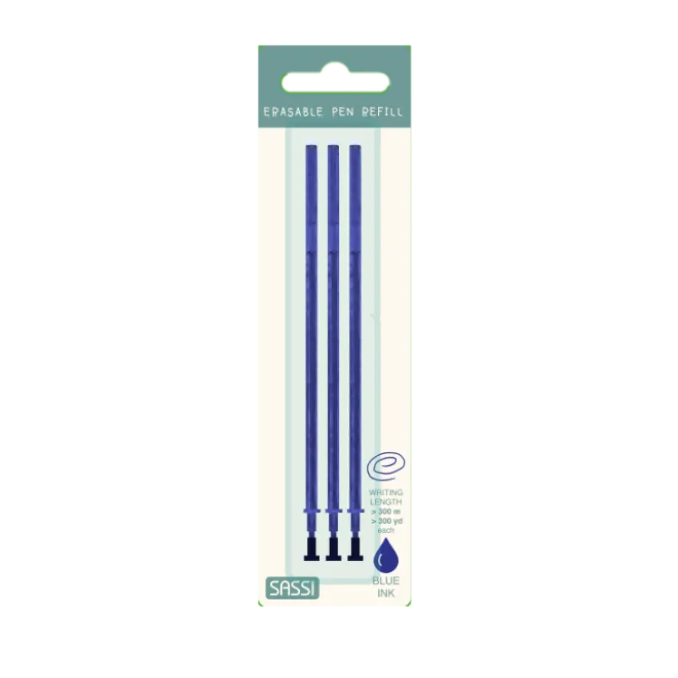 Set da 3 ricariche Penne Gel Cancellabili